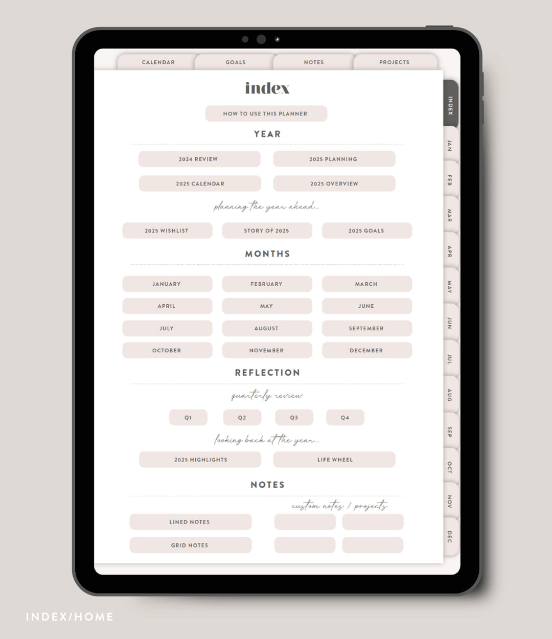 Digital 2025 Daily Planner