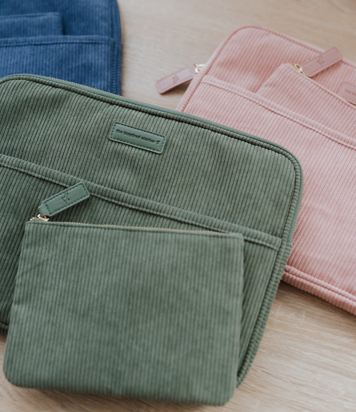 Corduroy Laptop Case Set