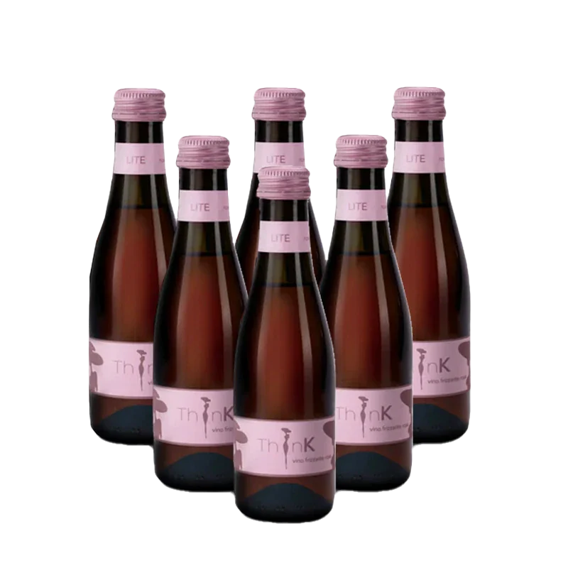 Organic Vegan Piccino Frizzante Sparkling Rosé (6x200ml)