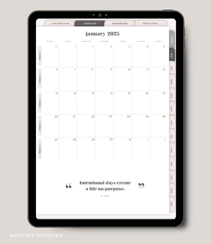 Digital 2025 Daily Planner