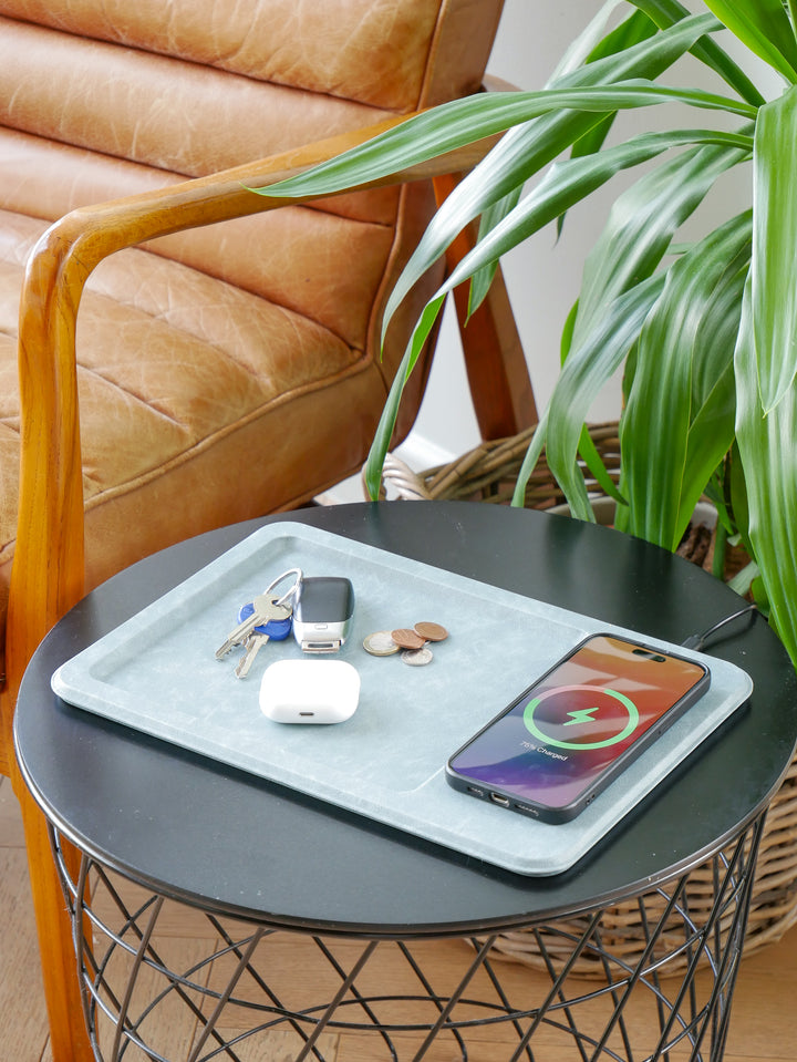Wireless Charging Vanity Tray