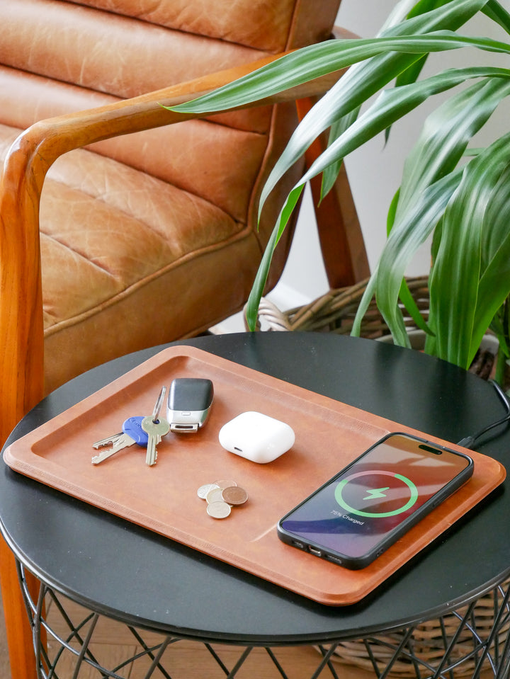 Wireless Charging Vanity Tray