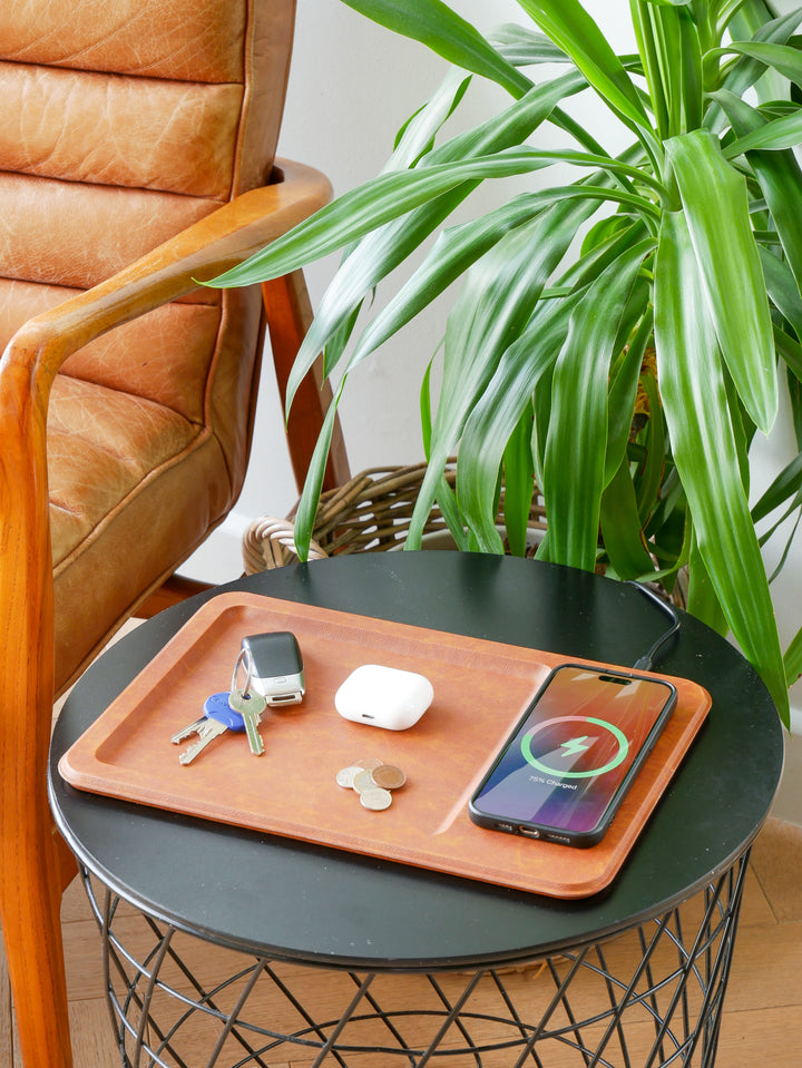 Wireless Charging Vanity Tray