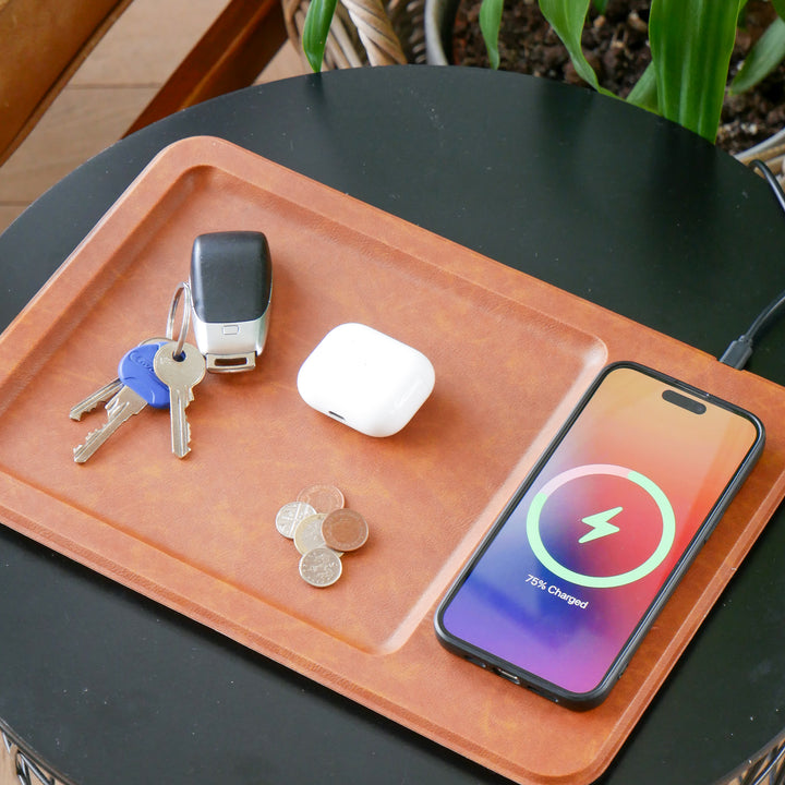 Wireless Charging Vanity Tray