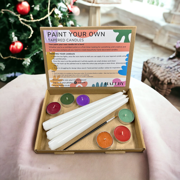 Winter Candle Painting Kit