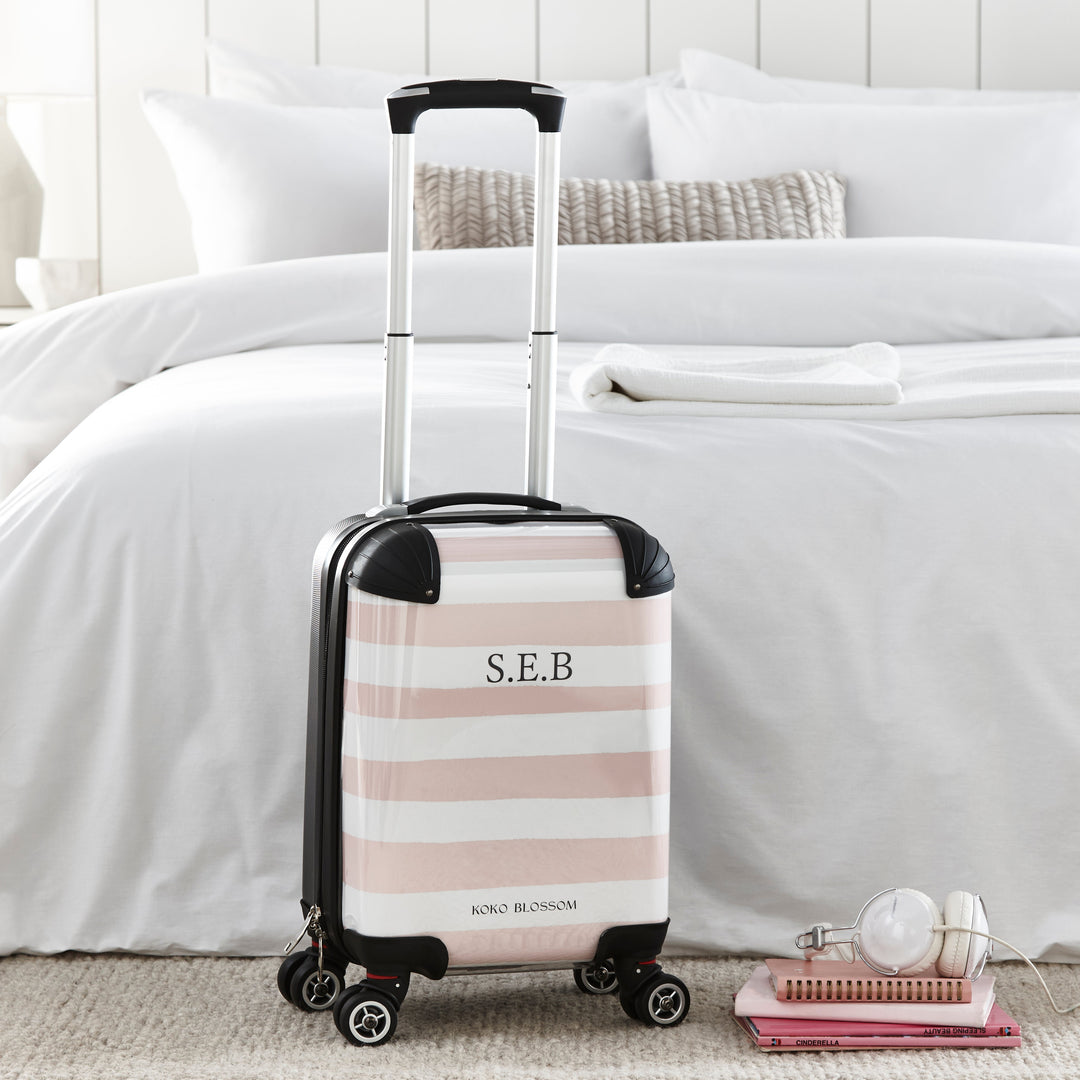 Sorrento Stripe Personalised Suitcase