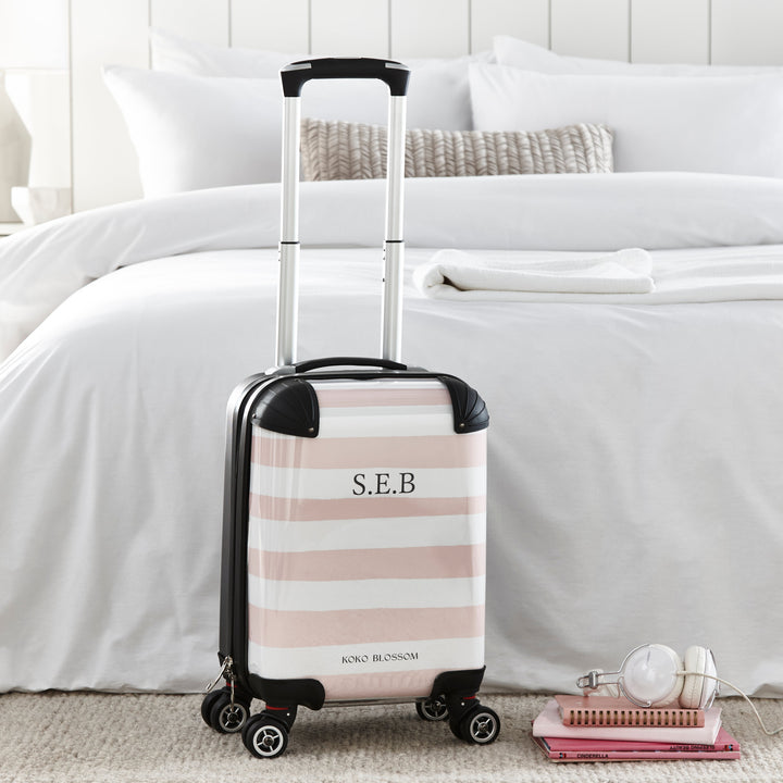 Sorrento Stripe Personalised Suitcase