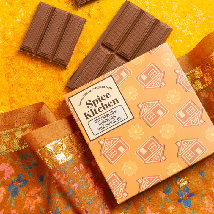 Gingerbread & Honeycomb Milk Chocolate Bar