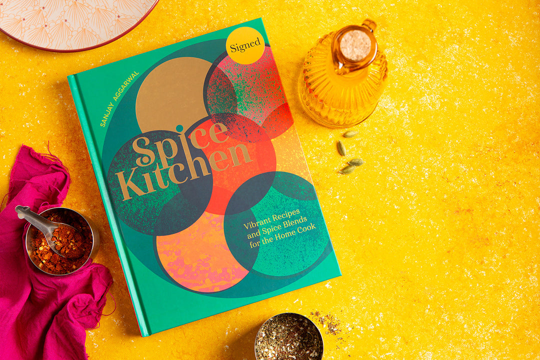 Spice Kitchen Cookbook & World Spice Tin