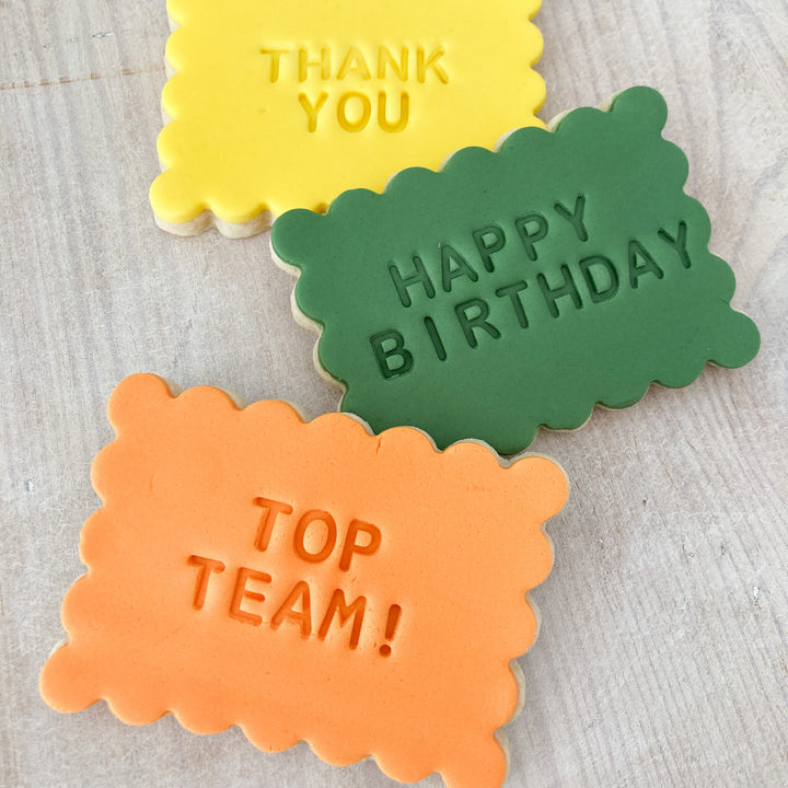 Personalised Letterbox Biscuits