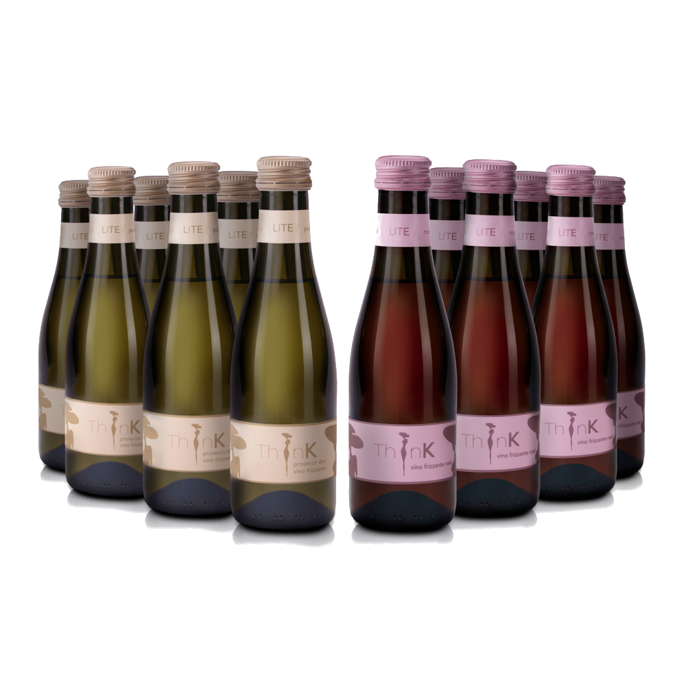 Organic Vegan Sparkling Wine Duo (12x200ml)