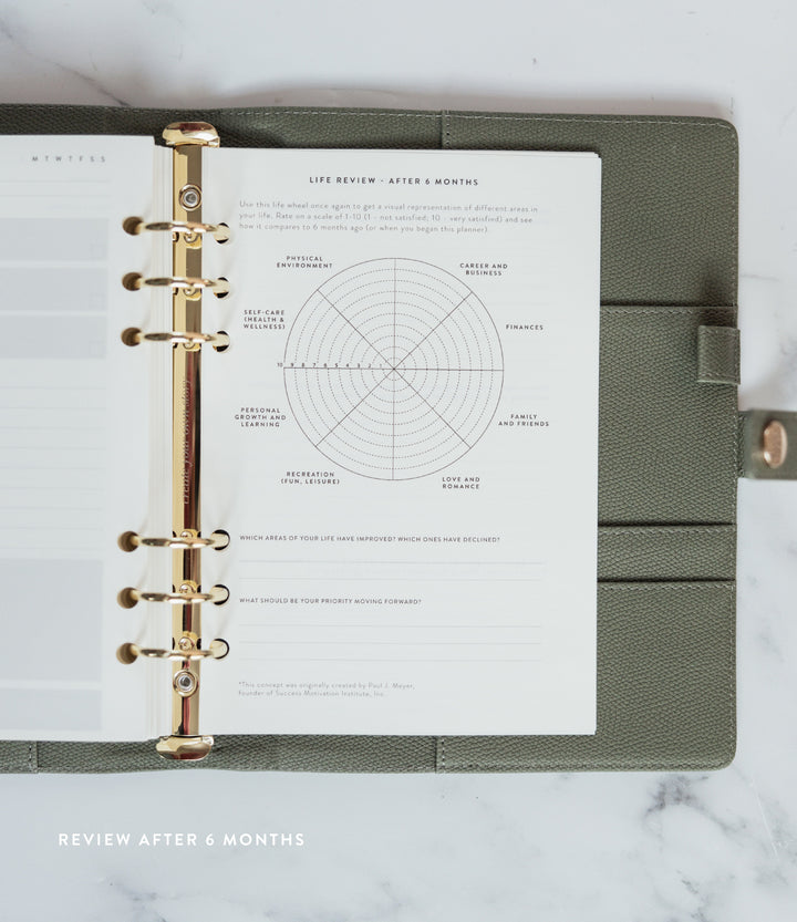 Daily Planner Ring Binder Set