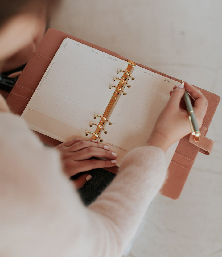 Weekly Vertical Ring Binder Planner Set