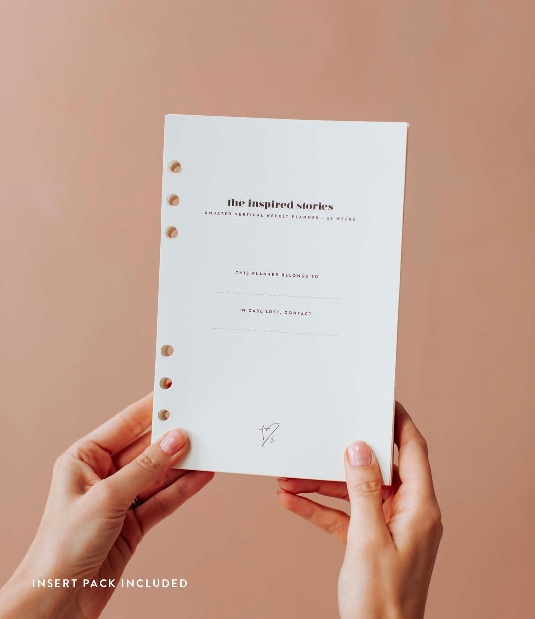 Weekly Vertical Ring Binder Planner Set