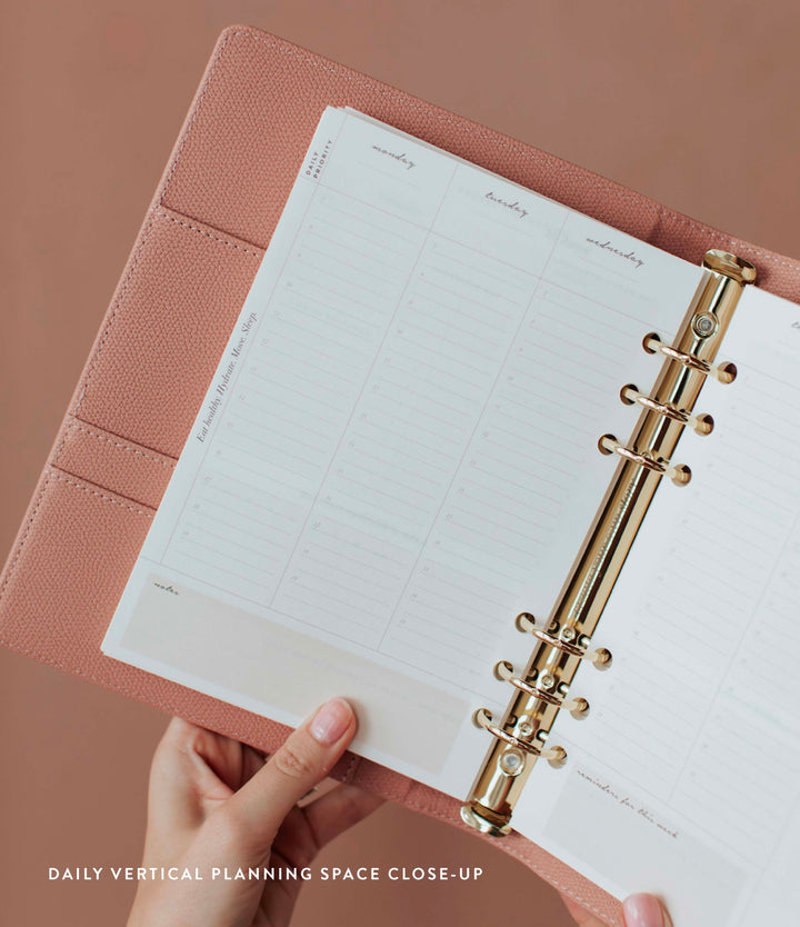 Weekly Vertical Ring Binder Planner Set