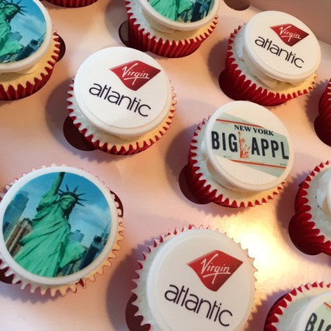 Deluxe Logo Cupcake Box