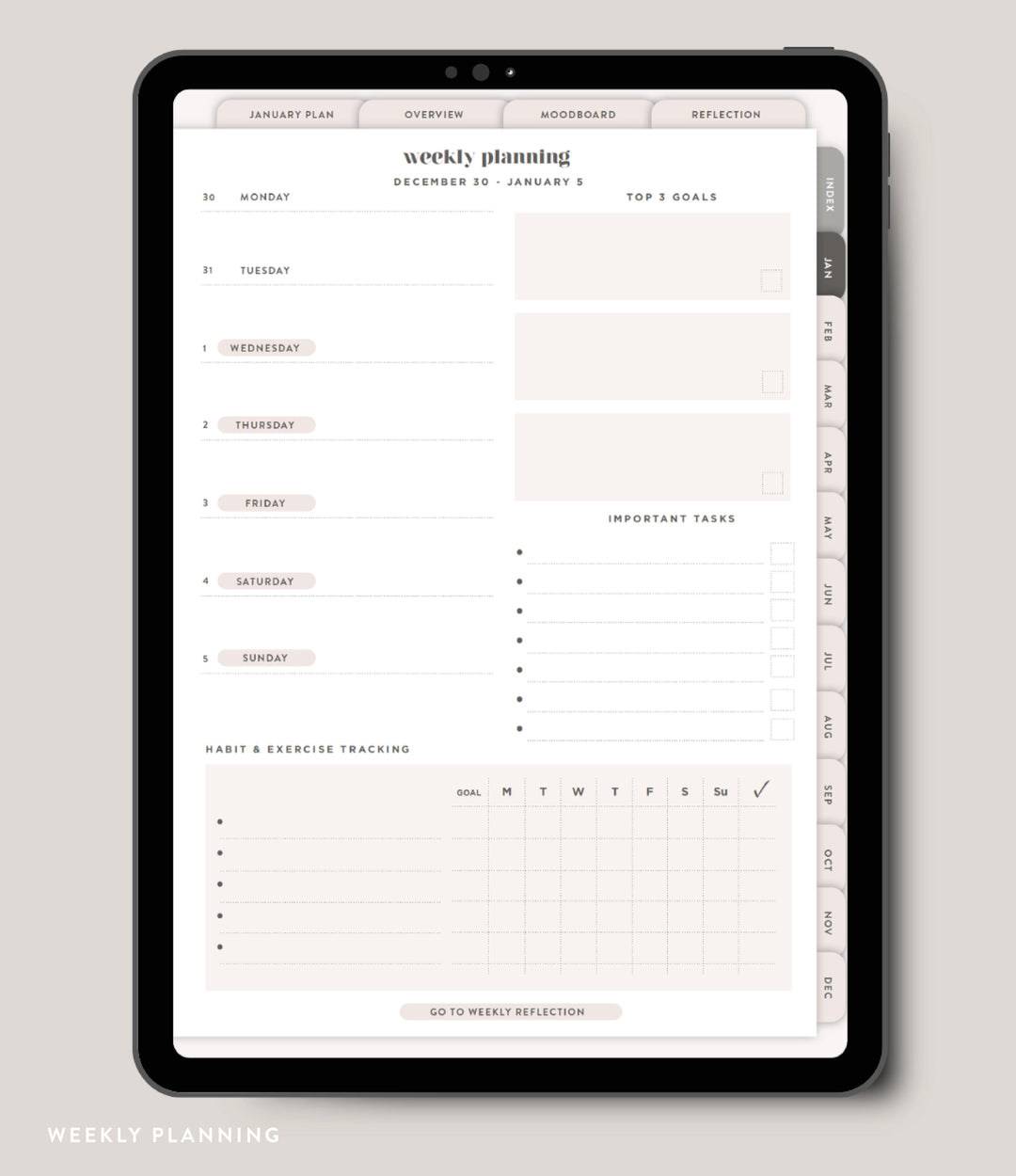 Digital 2025 Daily Planner