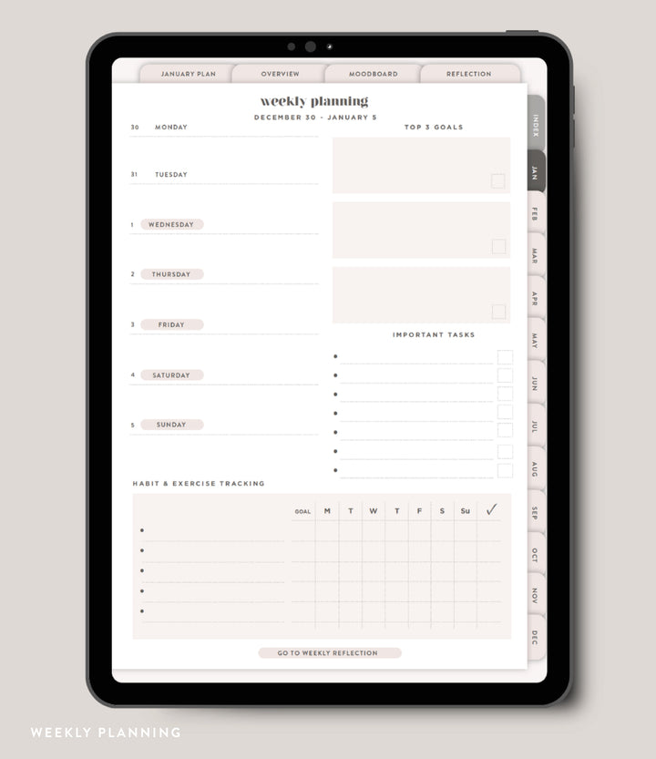 Digital 2025 Daily Planner