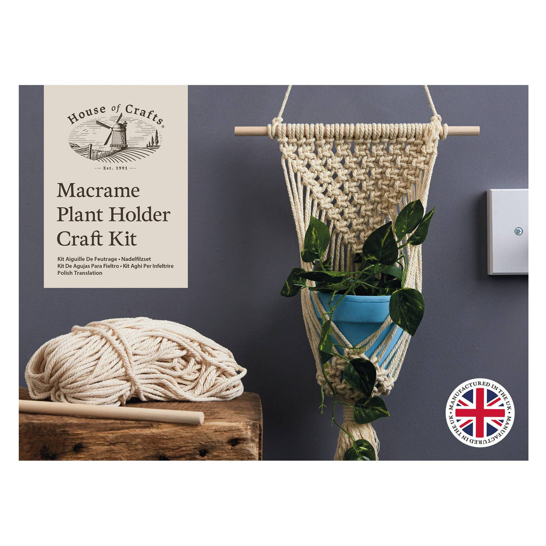 Macrame Plant Hanger Craft Kit