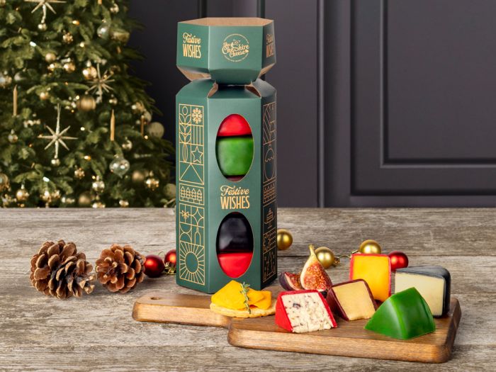 The Crackin' Christmas Cracker – Large Festive Cheese Gift Selection