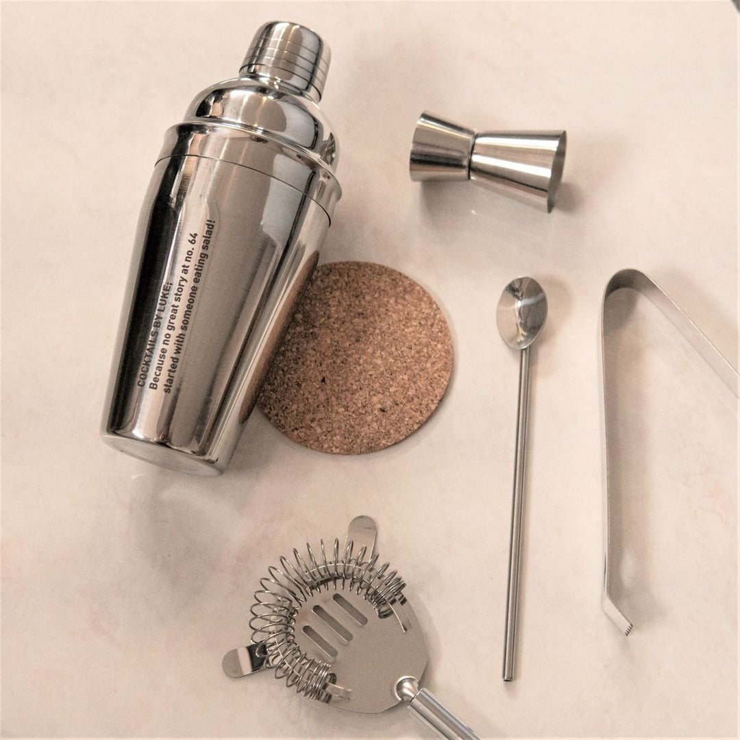 Cocktail Shaker - Personalised Stainless Steel