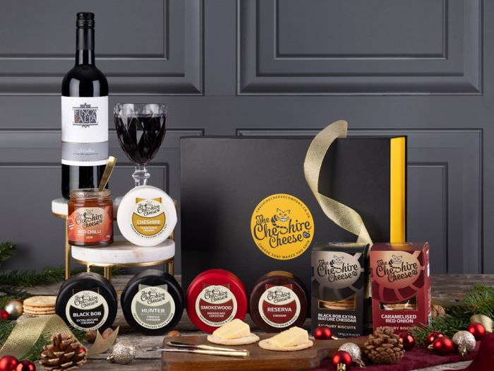 Luxury Red Wine & Cheese Hamper