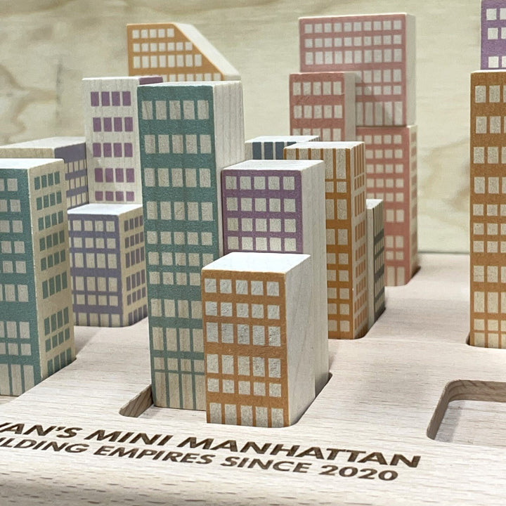 Urban Planning Wooden Building Blocks