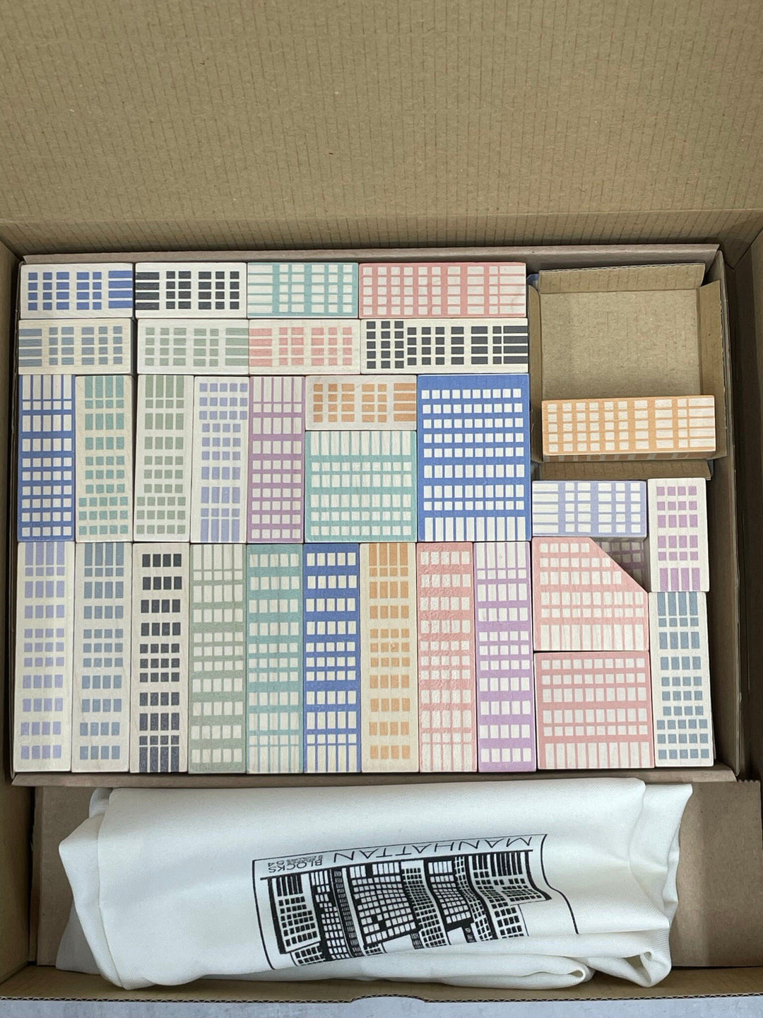 Urban Planning Wooden Building Blocks