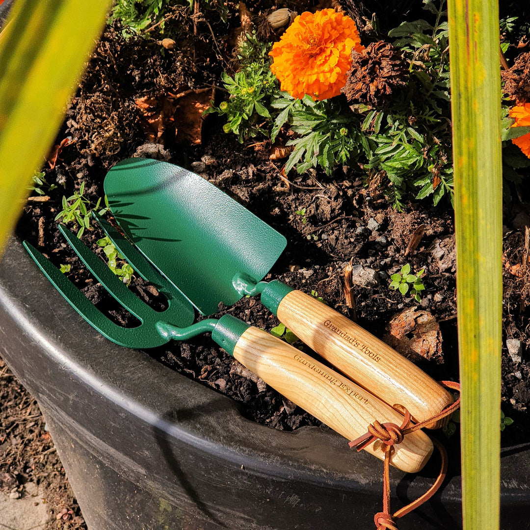 Gardener's Personalised Fork and Trowel Set
