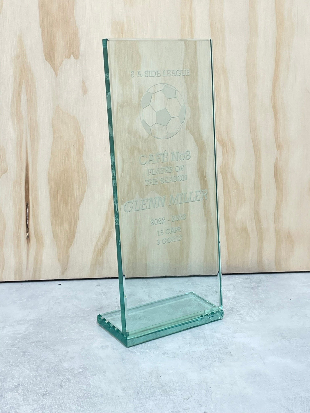 Glass Award for Team Recognition