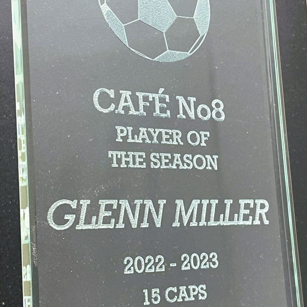 Corporate Excellence Glass Trophy