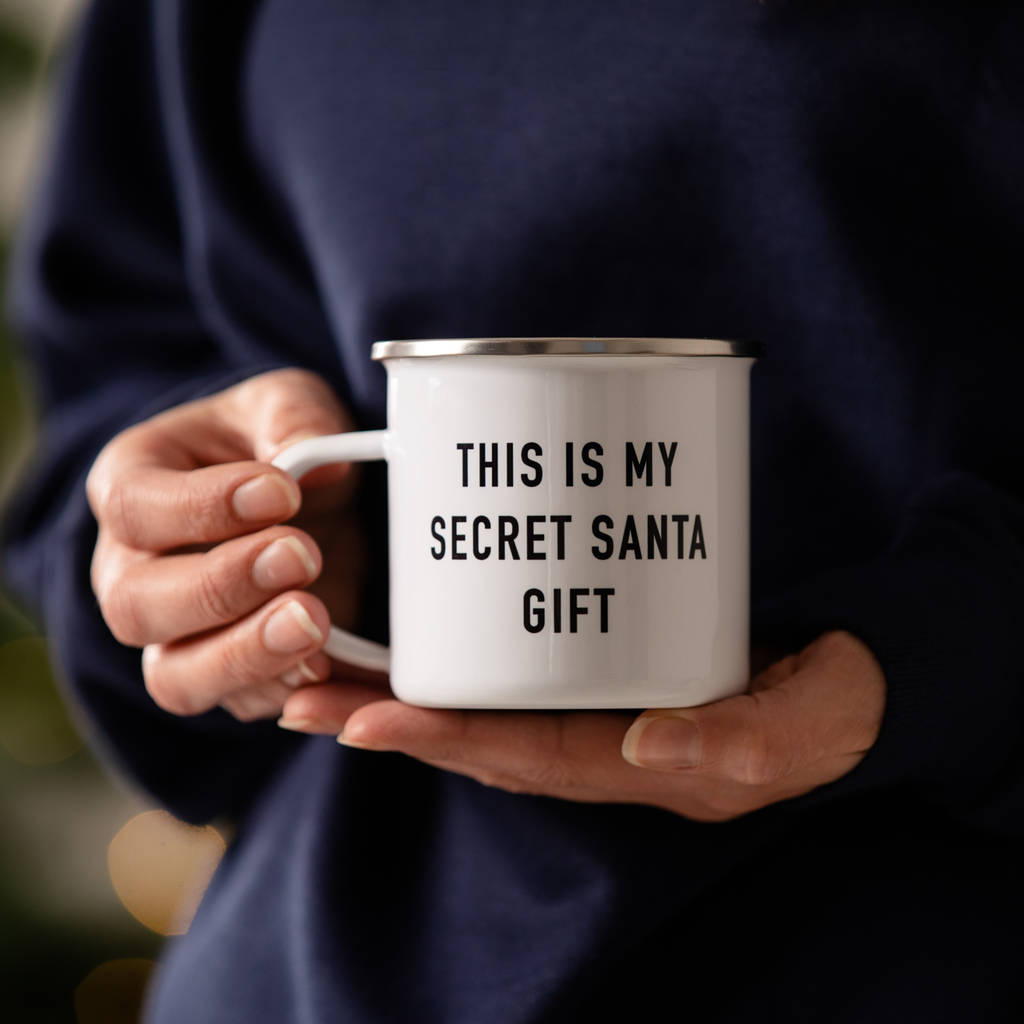 Festive Enamel Mug