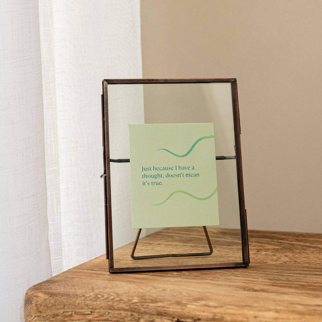 Positive Affirmation Glass Frame