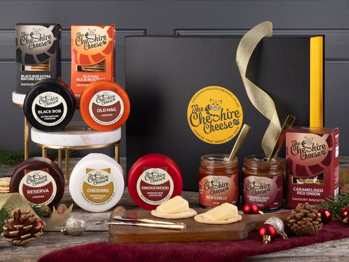 Taste of Cheshire - Cheese, Chutney & Biscuits Gift Hamper